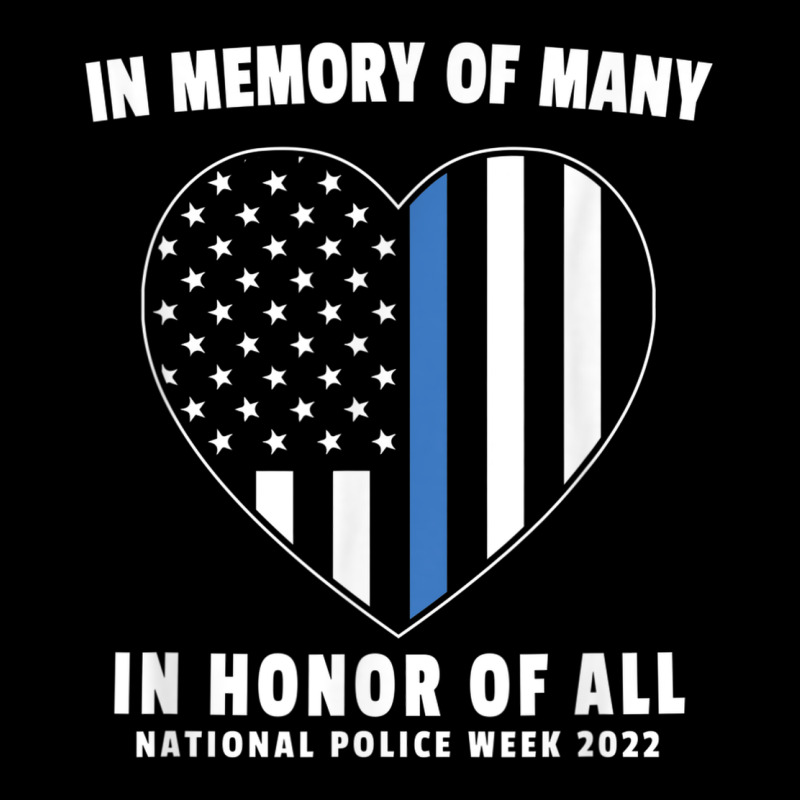National Police Week Shirt In Memory And Honor Us Flag Premium Tee by linhVisuals | Teevron