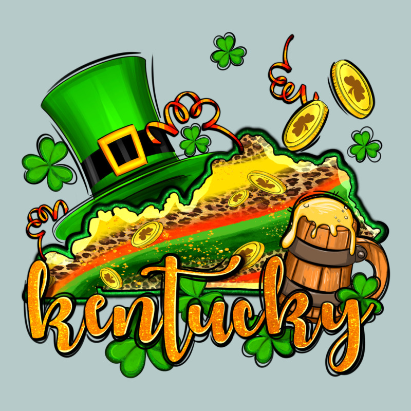 St. Patrick's Kentucky Map Heavy Core Tee by OliviaCreatesArt | Teevron