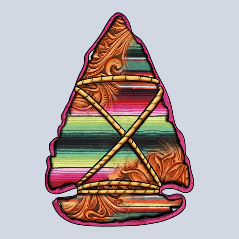 Serape Tooled Leather Arrowhead Premium Sweatshirt by Jasminsmagicworld | Teevron