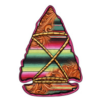 serape tooled leather arrowhead | Teevron