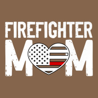 Female Firefighter Mom Thin Red Line Flag Firefighting Premium Premium Tee | Teevron