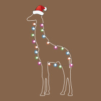 Santa Giraffe Christmas Color Led Premium Tee | Teevron