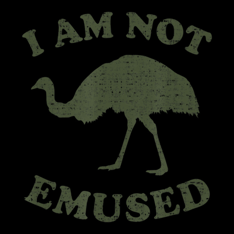 Funny Not Emu Sed Emu   Not Amused Ostrich Bird Premium Tee by linhVisuals | Teevron