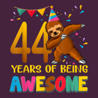 44 Years Old Birthday Sloth Dabbing 44th Birthday Sloth Premium Tee | Teevron
