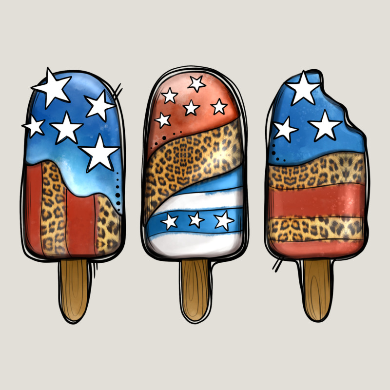 Patriotic Leopard Popsicles Heavy Core Tee by Jasminsmagicworld | Teevron