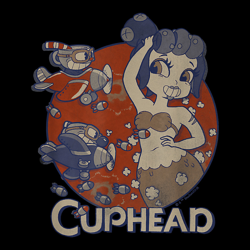 Cuphead Cala Maria Airplane Attack T Shirt Premium Tee by linhVisuals | Teevron