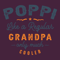 Mens Poppi Like A Regular Grandpa Funny Fathers Day Premium Tee | Teevron