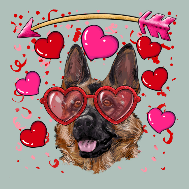 Valentine's German Shepherd Heavyweight Hoodie by RanaPortraitStore | Teevron