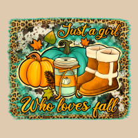 Just A Girl Who Loves Fall Background Heavyweight Sweatshirt | Teevron