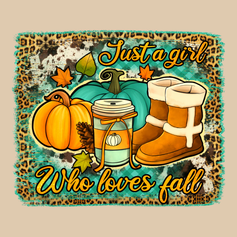 Just A Girl Who Loves Fall Background Heavyweight Sweatshirt by Jasminsmagicworld | Teevron