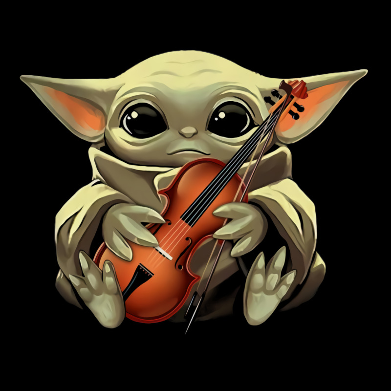 Baby Yoda Hug Violin [tb] Premium Tee by linhVisuals | Teevron