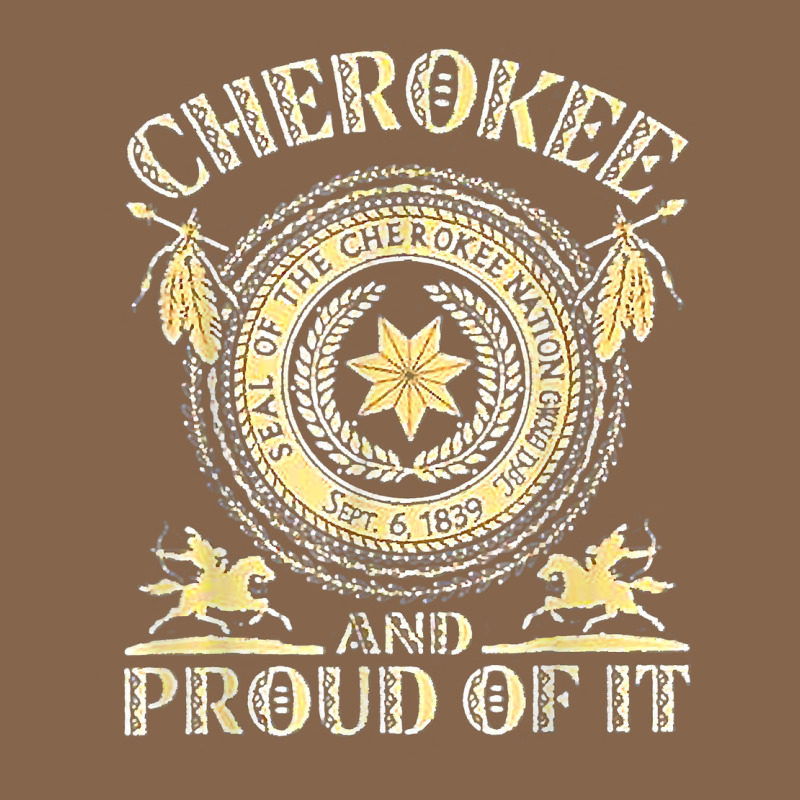 Cherokee Native American And Proud Of T Shirt Premium Tee by linhVisuals | Teevron
