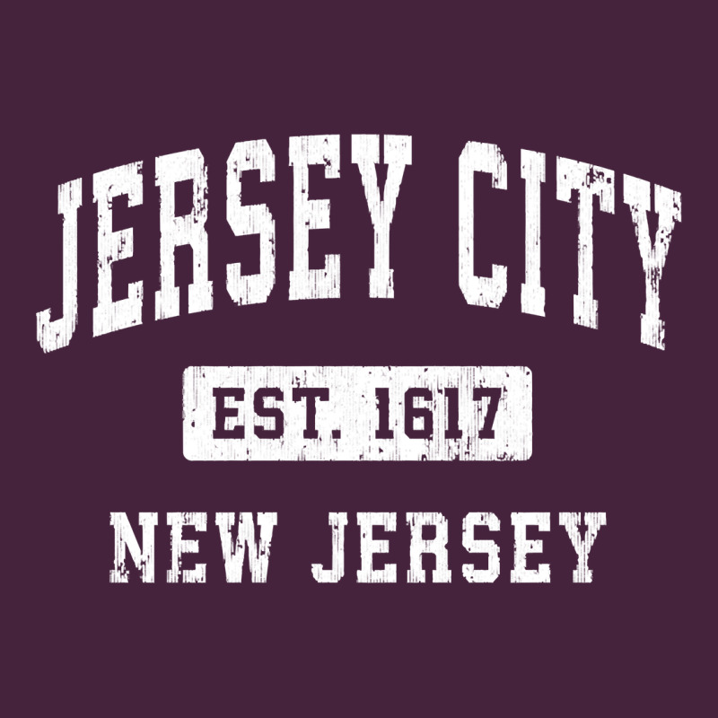 Jersey City New Jersey Nj Vintage Established Sports Design Pullover H Premium Tee by linhVisuals | Teevron