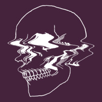 Creepy Cool Egirl Eboy Pastel Goth Vaporwave Glitch Skull Sweatshirt Premium Tee | Teevron