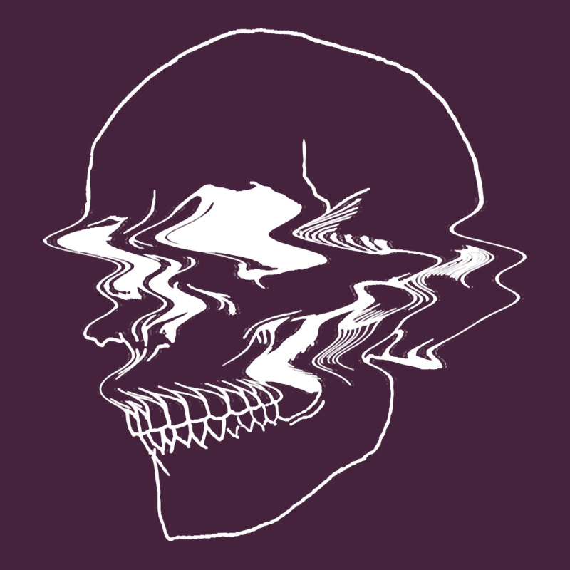 Creepy Cool Egirl Eboy Pastel Goth Vaporwave Glitch Skull Sweatshirt Premium Tee by linhVisuals | Teevron
