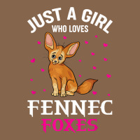 Fennec Fox Just A Girl Who Loves Fennec Foxes T Shirt Premium Tee | Teevron