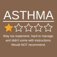 Funny Asthma Awareness One Star Rating Inhaler Wheezy Breath T Shirt Premium Tee | Teevron