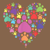 Heart Paw Print Dog Cat Lover Valentines Day T Shirt Premium Tee | Teevron