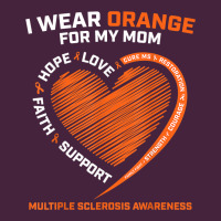 I Wear Orange For My Mom Ms Multiple Sclerosis Awareness T Shirt Premium Tee | Teevron