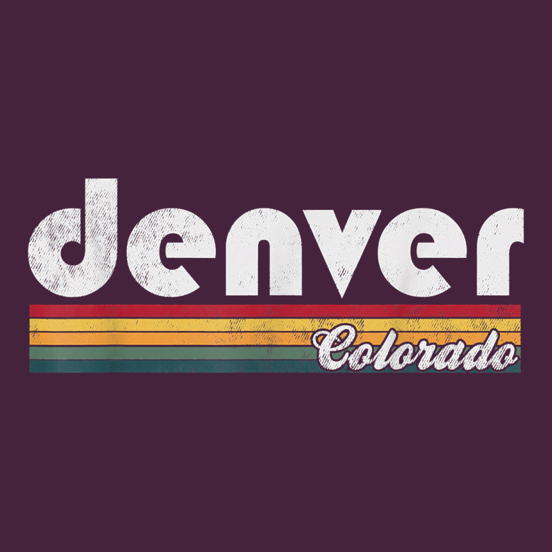 Denver Colorado Vintage 70's 80's Retro Style Men Women T Shirt Premium Tee by linhVisuals | Teevron