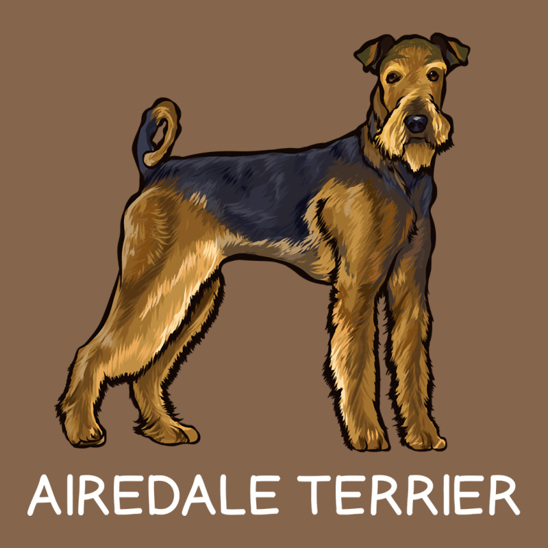 Airedale Terrier Crazy Dog Lover Sweatshirt Premium Tee by linhVisuals | Teevron