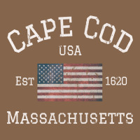Cape Cod Massachusetts American Flag Usa Travel Vintage Pullover Hoodi Premium Tee | Teevron