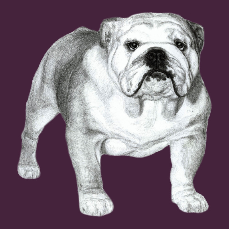 English Bulldog Art Premium Tee by linhVisuals | Teevron