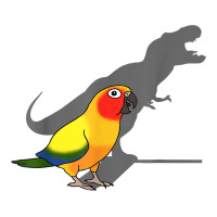 cute screaming parrot, birb memes, funny t rex sun conure t shirt | Teevron