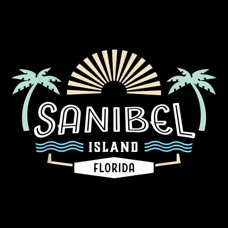 Sanibel Island Retro Style Florida T Shirt Premium Tee by linhVisuals | Teevron