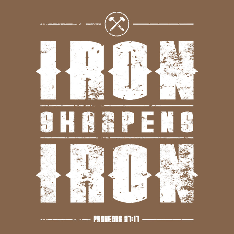 Iron Sharpens Iron Proverbs Christian Bible Verse Religious Pullover H Premium Tee by linhVisuals | Teevron