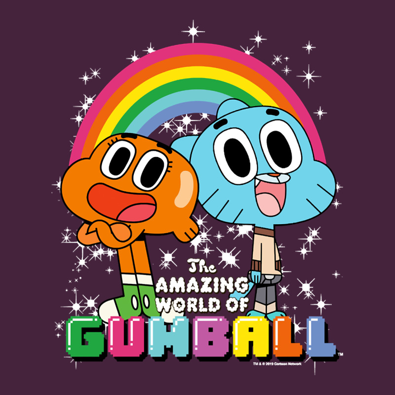 Cn The Amazing World Of Gumball & Darwin Rainbow Portrait Pullover Hoo Premium Tee by linhVisuals | Teevron