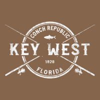 Key West Fl Vintage Crossed Fishing Rods T Shirt Premium Tee | Teevron