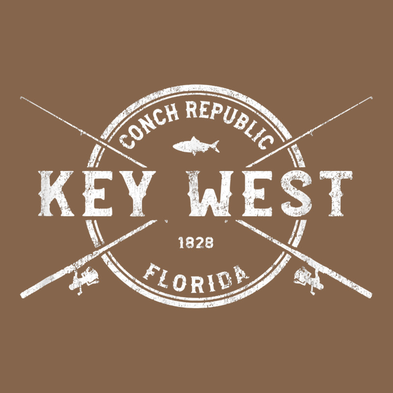 Key West Fl Vintage Crossed Fishing Rods T Shirt Premium Tee by linhVisuals | Teevron