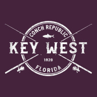 Key West Fl Vintage Crossed Fishing Rods T Shirt Premium Tee | Teevron