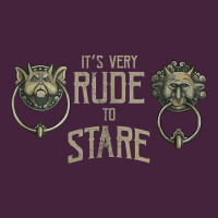It's Very Rude To Stare Labyrinth Door Knocker Tank Top Premium Tee | Teevron