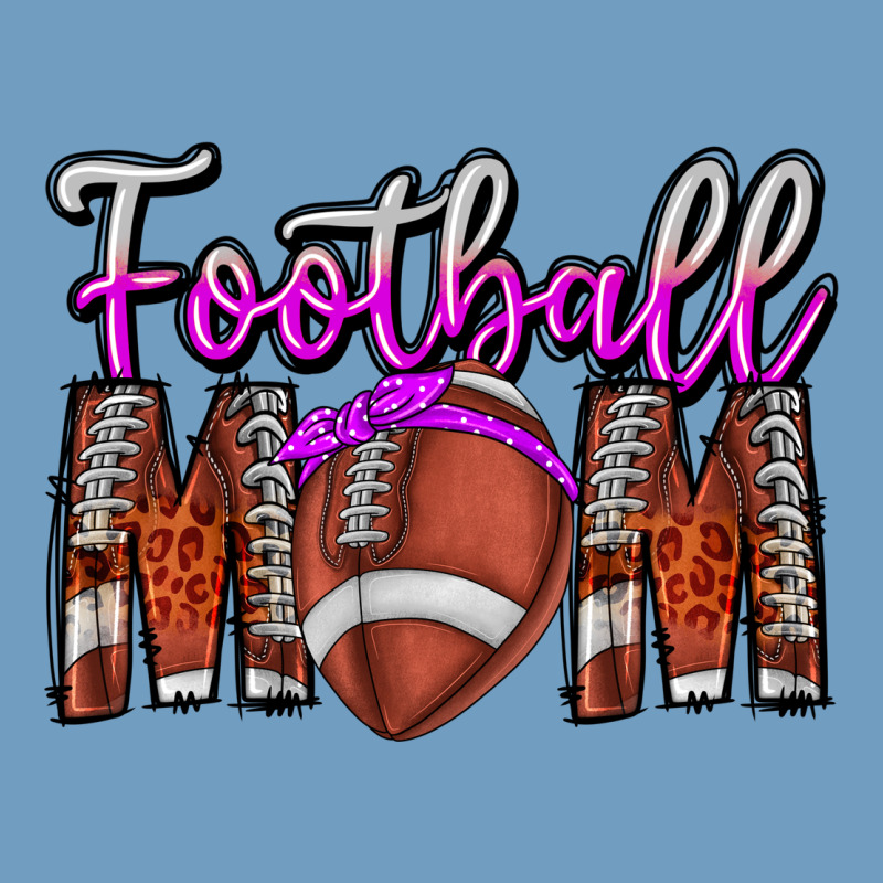 Football Mom Urban Heavy Tee by CowhideDigitalArt | Teevron