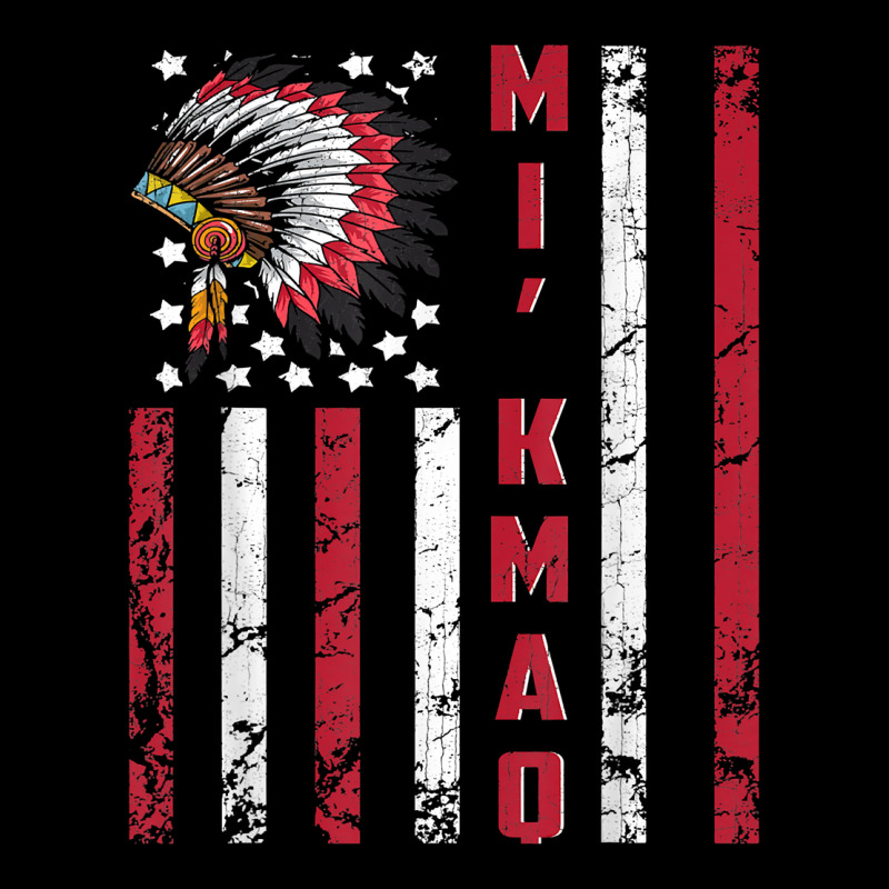 Mi’kmaq Tribe Native American Flag Mi’kmaq Heritage Related T Shir Premium Tee by linhVisuals | Teevron