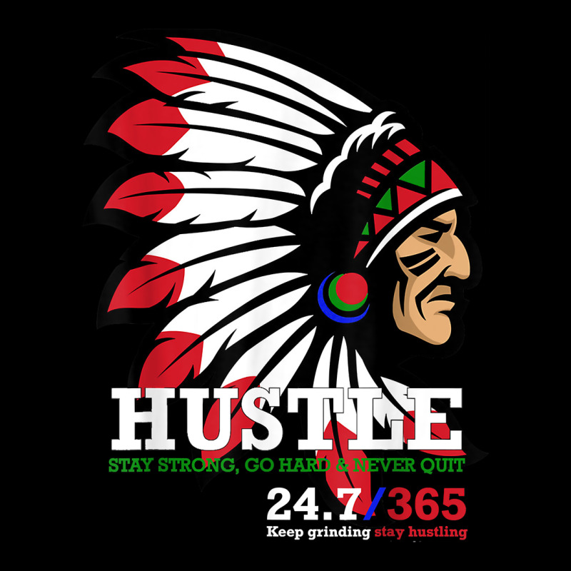 Hustle 247 Gang Clothing Native American Men Gift T Shirt T Shirt Premium Tee by linhVisuals | Teevron