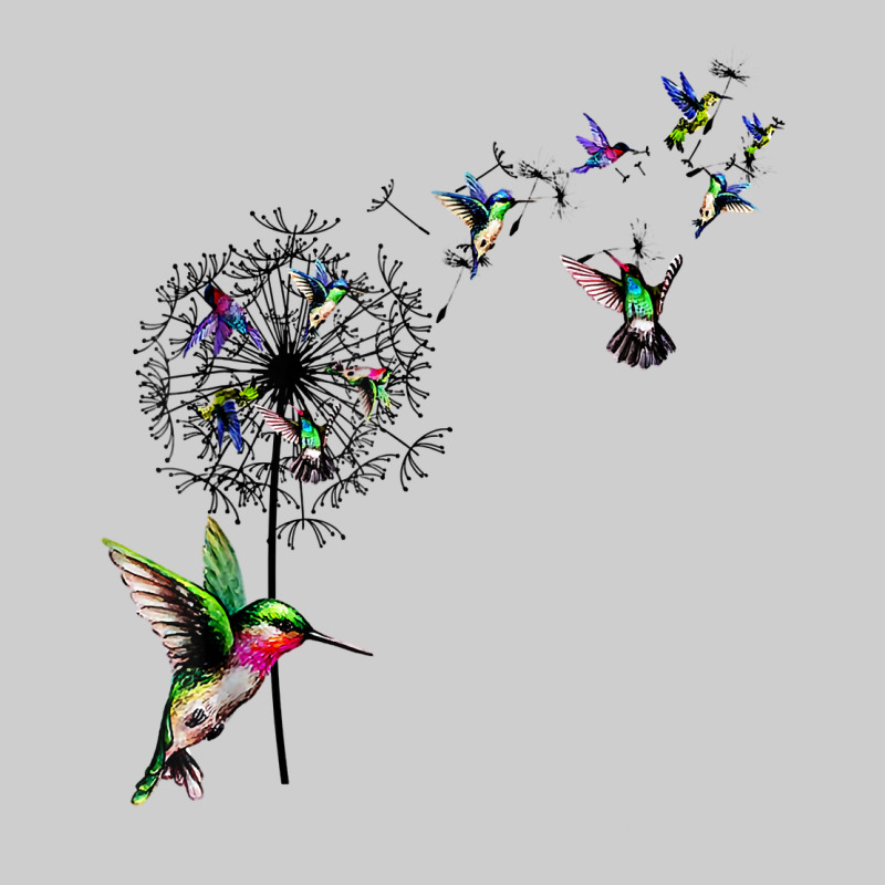 Bird Hummingbird Dandelion Flowers Shirt For Women Men T Shirt Premium Tee by linhVisuals | Teevron