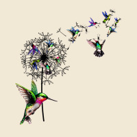 Bird Hummingbird Dandelion Flowers Shirt For Women Men T Shirt Premium Tee | Teevron