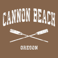 Cannon Beach Oregon Vintage Nautical Crossed Oars T Shirt Premium Tee | Teevron