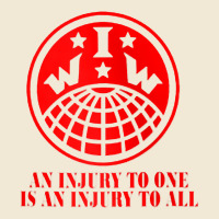Iww Injury One Is Injury To All Front And Back Red Zip Hoodie Premium Tee | Teevron