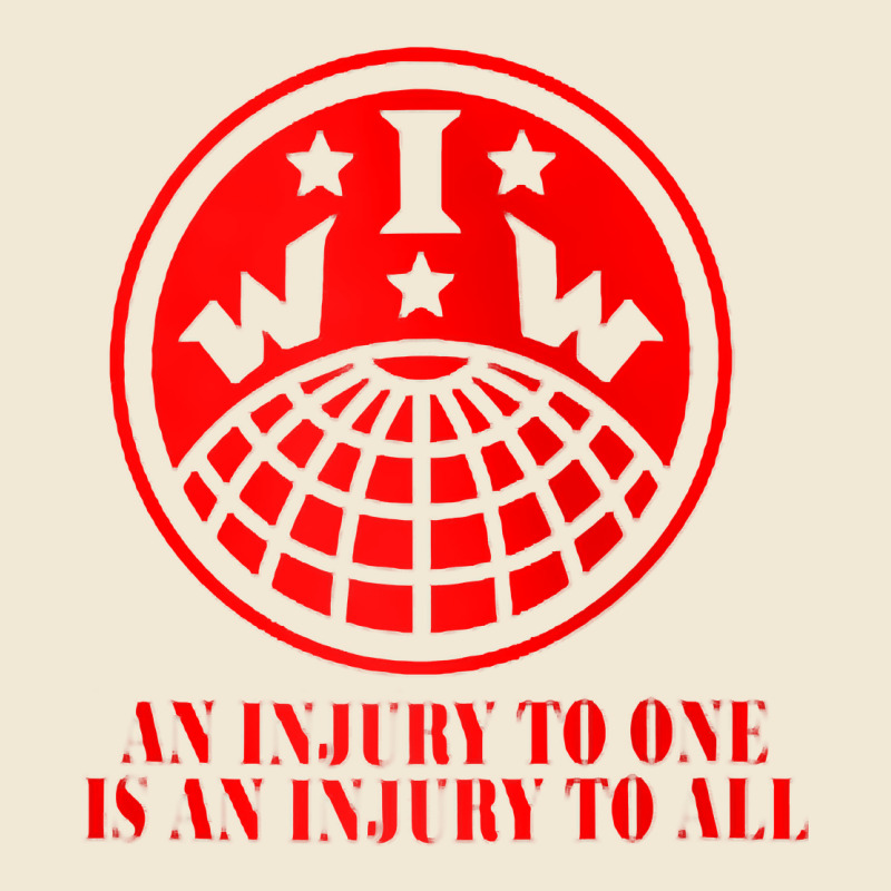Iww Injury One Is Injury To All Front And Back Red Zip Hoodie Premium Tee by linhVisuals | Teevron