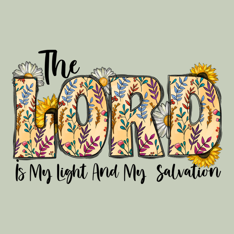 The Lord Is My Light And My Salvation Long Sleeve Tee by CowhideDigitalArt | Teevron