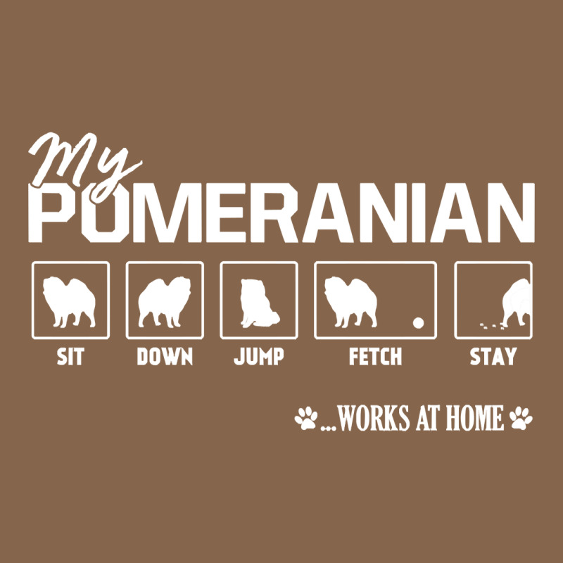 Dog Pomeranian Cute Dog Puppy Pet Black Paw Premium Tee by linhVisuals | Teevron
