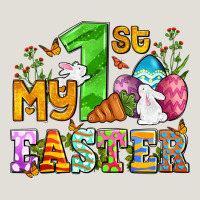 Easter Day My First Easter With Eggs And Rabbits Heavy Core Tee | Teevron