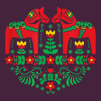 Swedish Dala Horse Folk Art T Shirt Premium Tee | Teevron