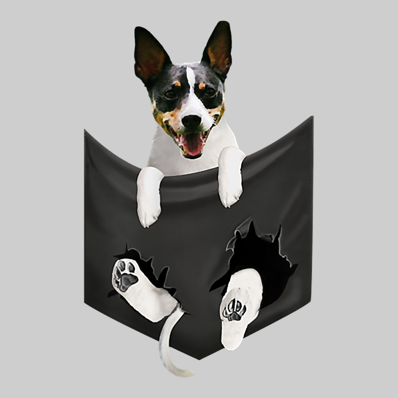 Rat Terrier Dog In Pocket, Rattie Puppy, Ratting Terrier T Shirt Premium Tee by linhVisuals | Teevron