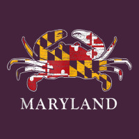 Retro Maryland Crab State Flag Vintage Travel Tank Top Premium Tee | Teevron
