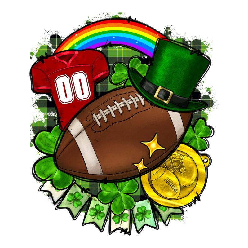 St. Patrick's Day American Football Premium Tee by FaDigitalArtStudio | Teevron